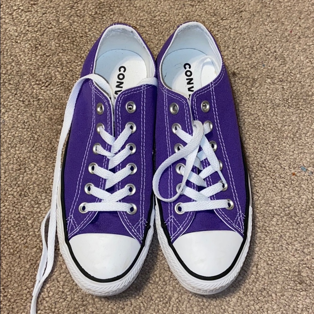 Purple Low-Top Converse